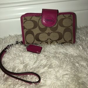 Coach wallet phone case for iPhone 4